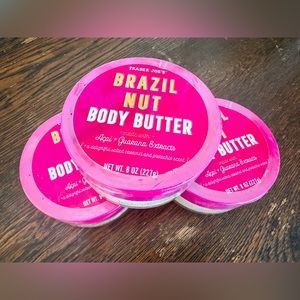Trader Joe's Brazil Nut Body Butter. 3 pack. Brand new.
